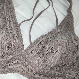 Dark taupe bralette from wishlist size S